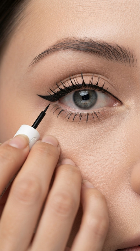 خط چشم مویی رنگ: مشکی کاربنیDeep Romance Eyeliner