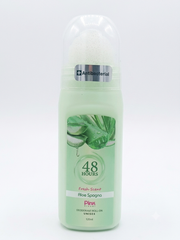 رول آن دئودورانت پینک (Pink) مدل ۴۸ ساعته Aloe Spagno